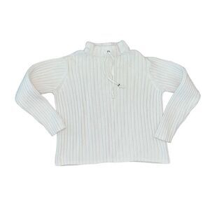 J. JILL Cream High Neck Sweater Size Medium